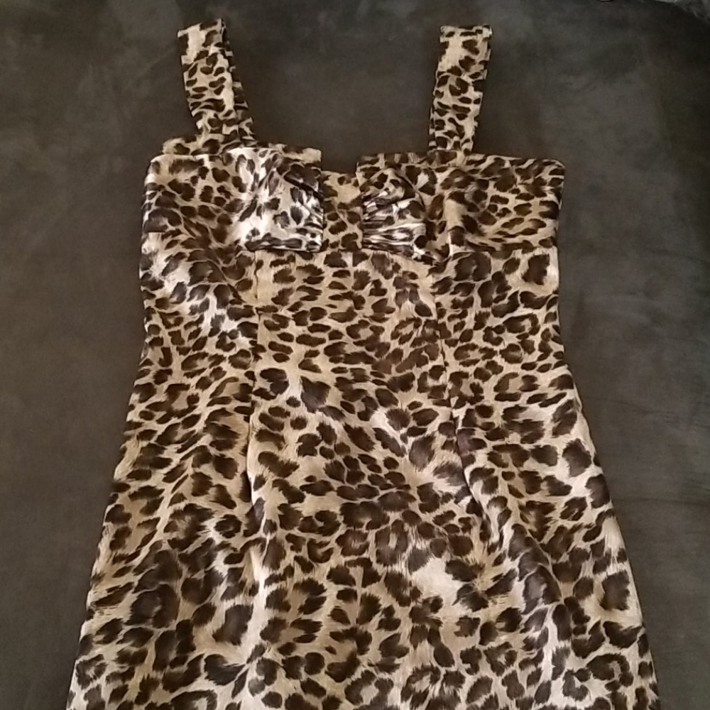 Leopard print dress